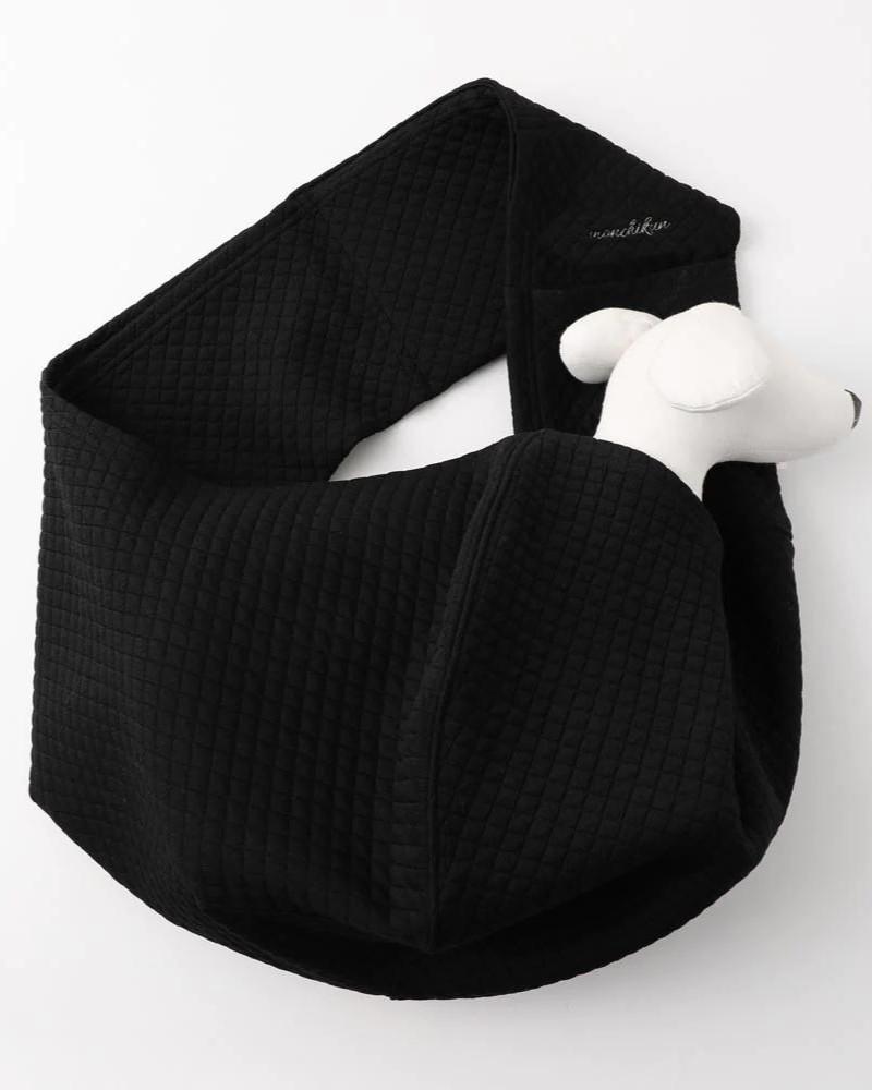 Bags + Carriers |   Graph Check Dog Sling In Black Bags + Carriers Bags + Carriers