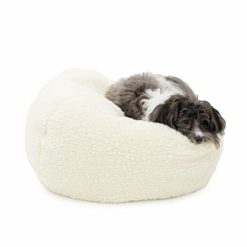 Beds |   Cheeky Pouf In Sherpa (Custom/Drop-Ship) Beds Beds