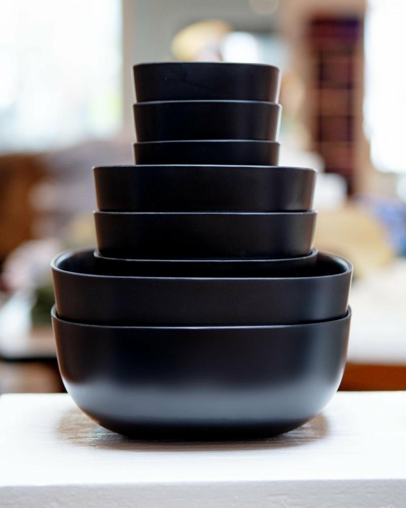 Bowls + Placemats |   Biobu Gusto Dog Bowl In Black (Final Sale) Bowls + Placemats Bowls + Placemats