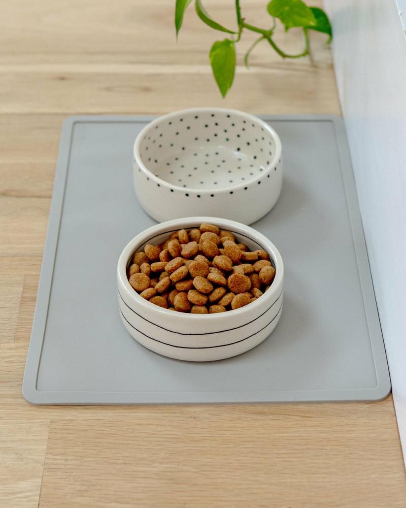 Bowls + Placemats |   Silicone Placemat In Light Grey Bowls + Placemats Bowls + Placemats