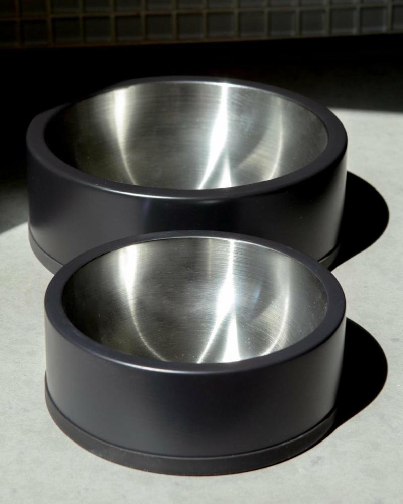 Bowls + Placemats |   Wild One Dog Bowl In Black Bowls + Placemats Bowls + Placemats