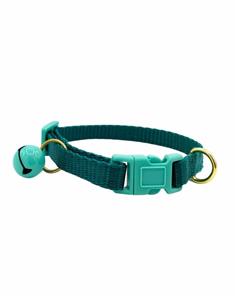 Cat |   Breakaway Cat Collar In Teal (Made In The Usa) Cat Cat