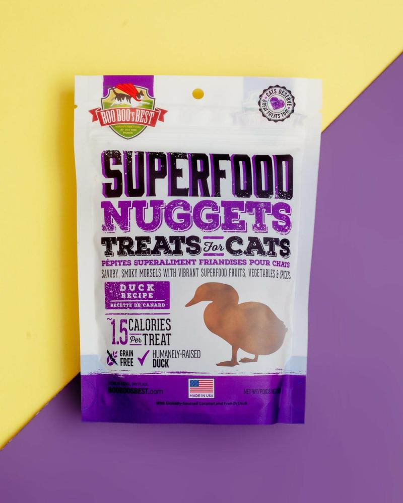 Cat |   Duck Superfood Nuggets Cat Treats (Made In The Usa) Cat Cat