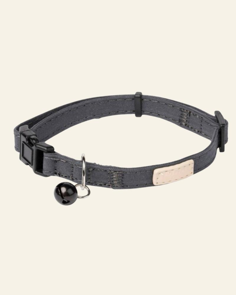 Cat |   Soft Cat Collar In Slate Grey Cat Cat