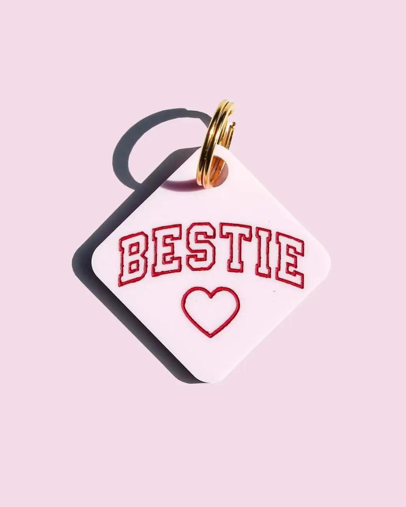 Charms + Tags |   Bestie Acrylic Pet Tag Charms + Tags Charms + Tags