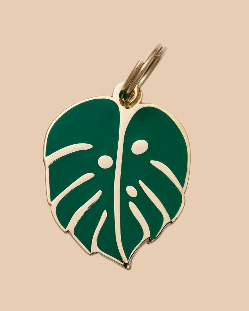 Charms + Tags |   Monstera Deliciosa Id Tag (Custom/Drop-Ship) Charms + Tags Charms + Tags