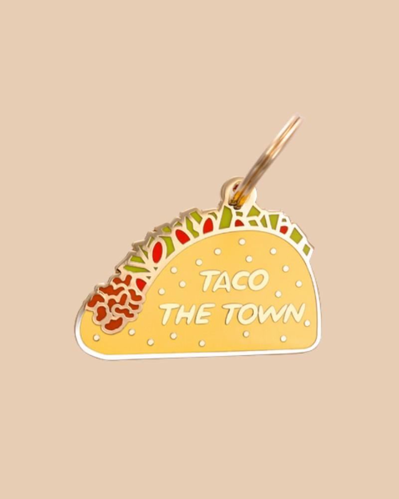 Charms + Tags |   Taco The Town Id Tag (Custom/Drop-Ship) Charms + Tags Charms + Tags