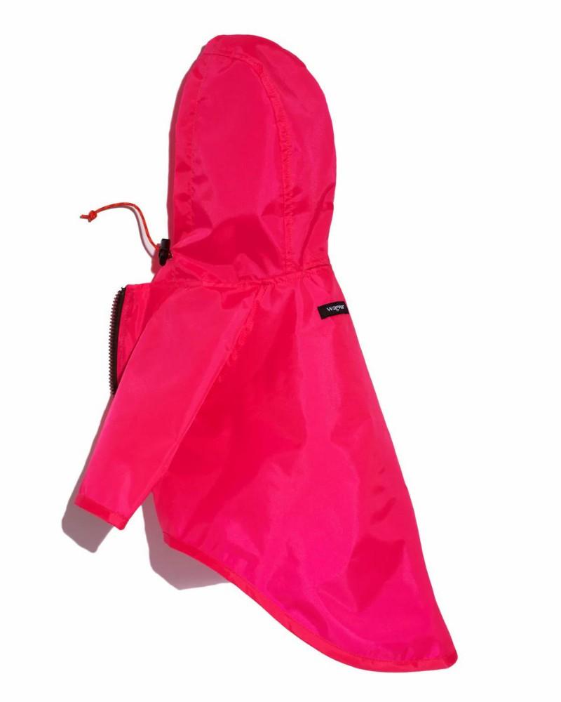 Coats, Jackets + Outwear |   Nylon Dog Rainbreaker In Neon Pink Coats, Jackets + Outwear Coats, Jackets + Outwear