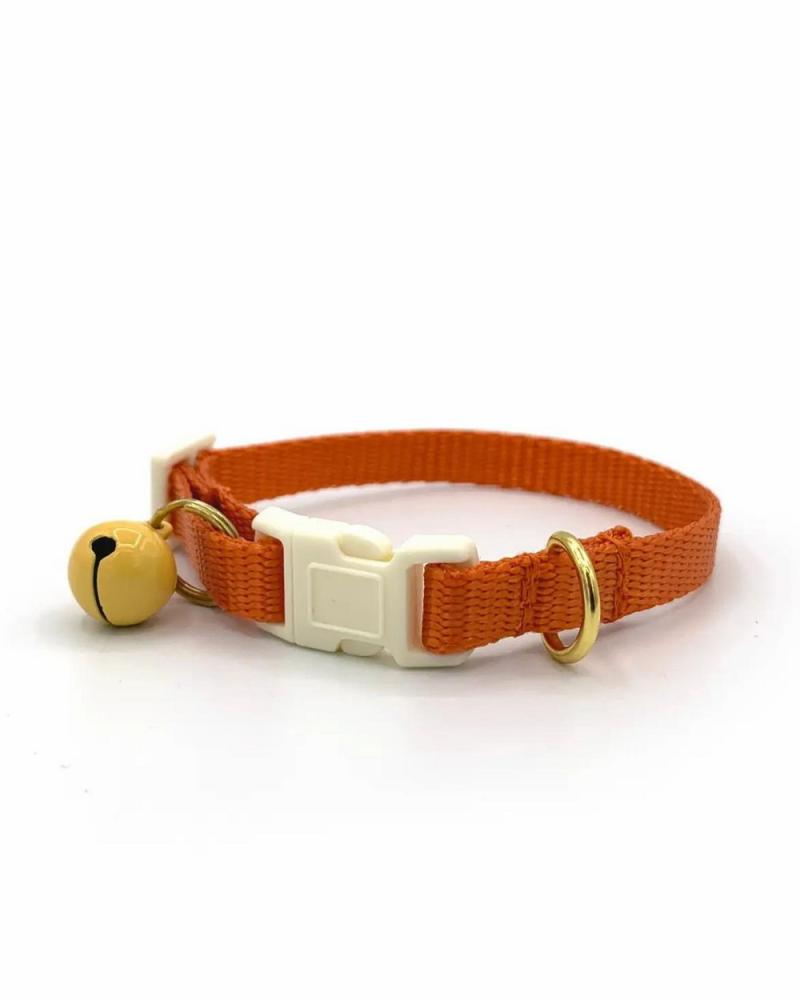 Collars |   Breakaway Cat Collar In Orange (Made In The Usa) Collars Collars