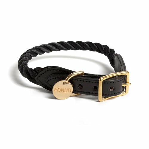 Collars |   Rope Dog Collar In Black (Made In The Usa) Collars Collars