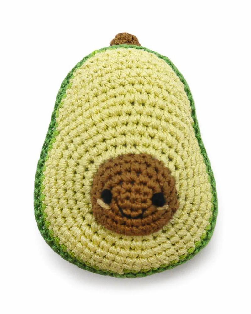 Plush + Squeaky Toys |   Avocado Organic Knit Dog Toy Play Plush + Squeaky Toys