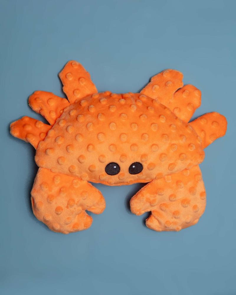 Plush + Squeaky Toys |   Dotty The Crab Squeaky Plush Dog Toy Play Plush + Squeaky Toys