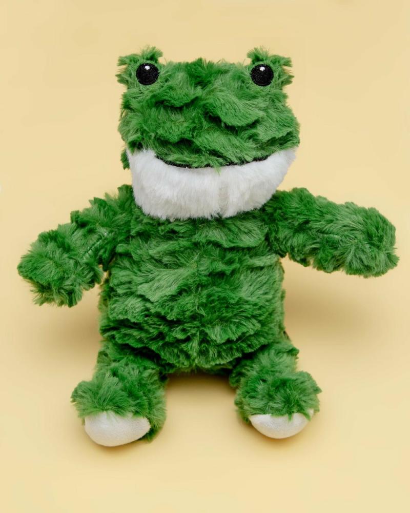 Plush + Squeaky Toys |   Fred The Frog Squeaky Plush Dog Toy Play Plush + Squeaky Toys