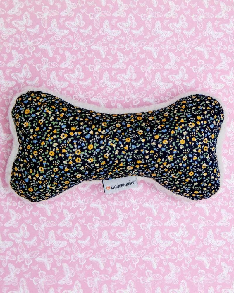 Plush + Squeaky Toys |   Lavender Zenbone In Midnight Floral Play Plush + Squeaky Toys