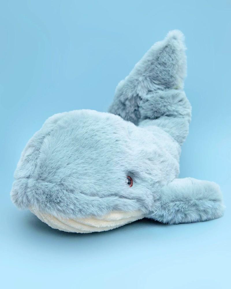 Plush + Squeaky Toys |   Mobie The Whale Knottie® Plush Dog Toy Play Plush + Squeaky Toys