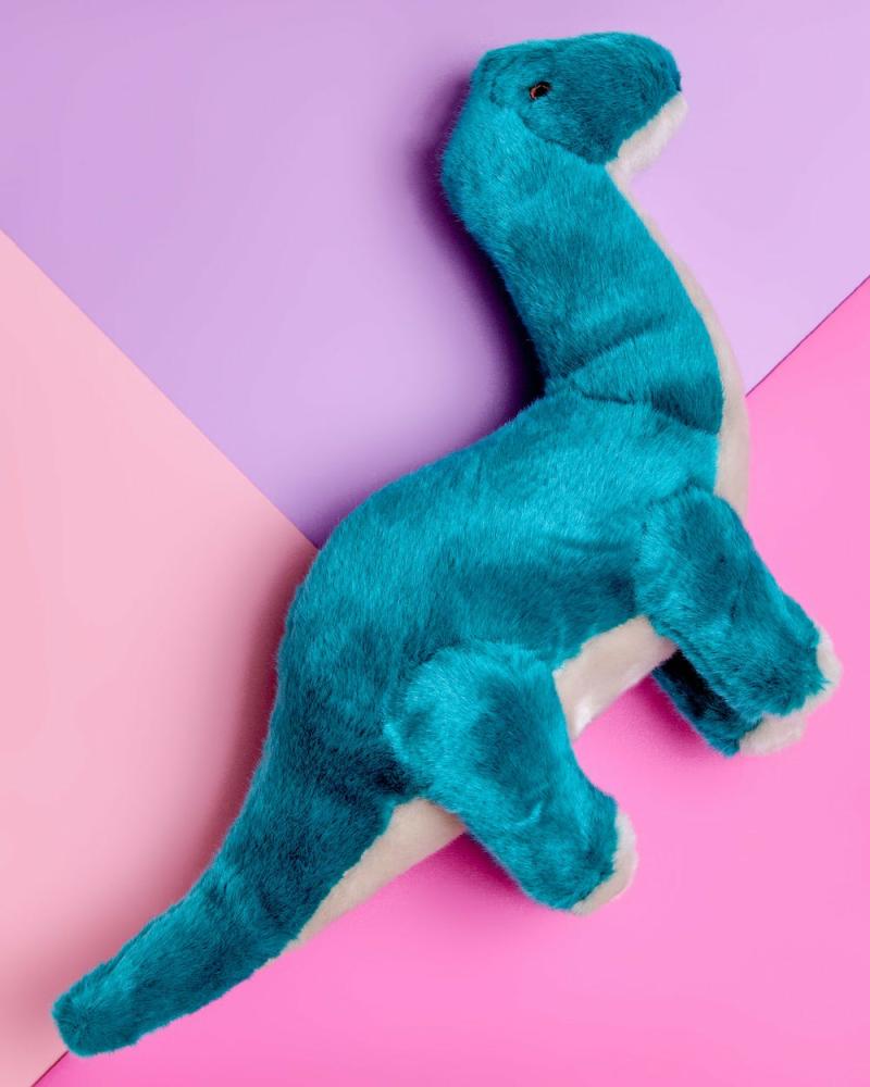 Plush + Squeaky Toys |   Ross Brachiosaurus Plush Dog Toy Play Plush + Squeaky Toys