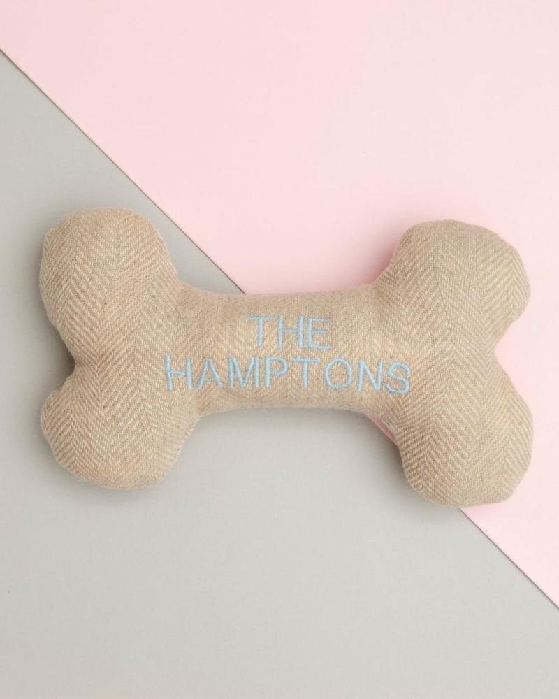 Plush + Squeaky Toys |   “The Hamptons” Tweed Squeaker Dog Toy (Made In The Usa) Play Plush + Squeaky Toys