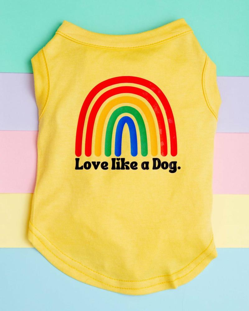 T-Shirts, Sweaters, Fleeces |   Love Like A Dog Rainbow Tank Top (Clearance) T-Shirts, Sweaters, Fleeces T-Shirts, Sweaters, Fleeces