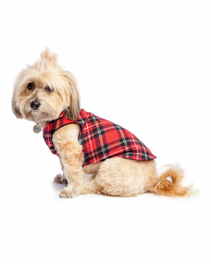 T-Shirts, Sweaters, Fleeces |   Stretch Fleece In Red Tartan Plaid (Made In The Usa) T-Shirts, Sweaters, Fleeces T-Shirts, Sweaters, Fleeces