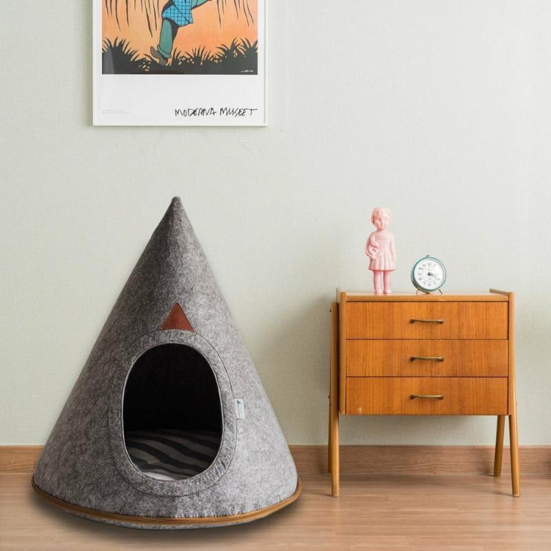 Tents, Mats & Blankets |   Molly Soft Grey Dog Cave (X-Large) Home Tents, Mats & Blankets