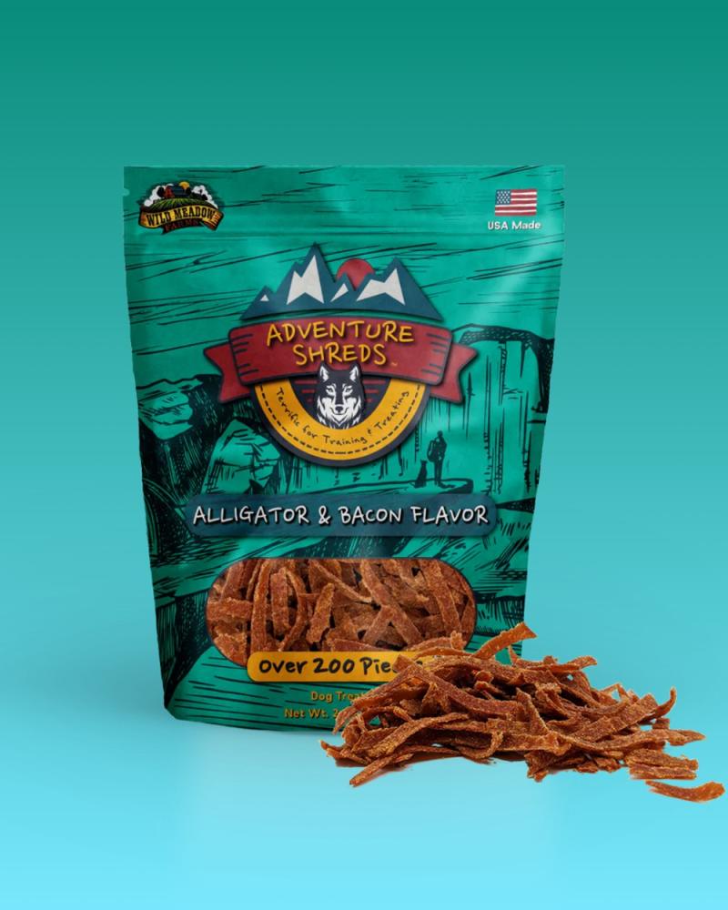 Treats + Snacks |   Adventure Shreds Alligator Dog Treat (Made In The Usa) Eat Treats + Snacks