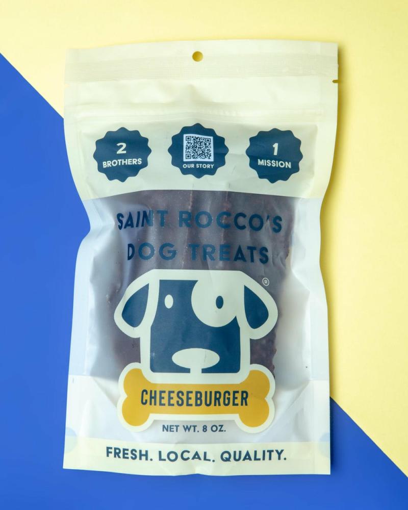 Treats + Snacks |   Cheeseburger Beef & Cheese Dog Treats Eat Treats + Snacks