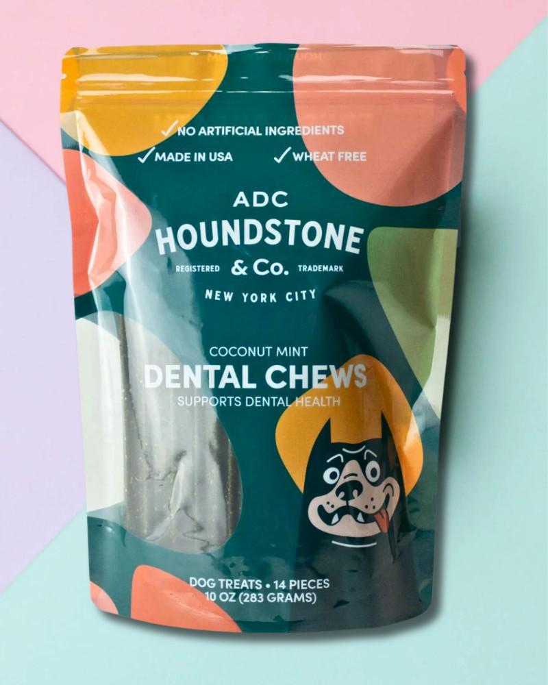 Treats + Snacks |   Coconut Mint Dental Dog Chews Eat Treats + Snacks