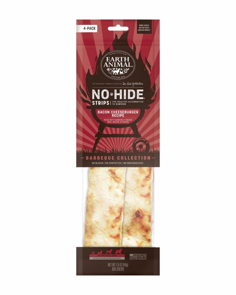 Treats + Snacks |   No-Hide Barbeque Collection Bacon Cheeseburger Strips Eat Treats + Snacks