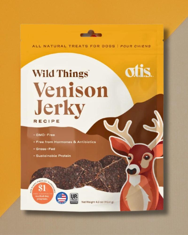 Treats + Snacks |   Wild Things Venison Jerky Dog Treat Eat Treats + Snacks