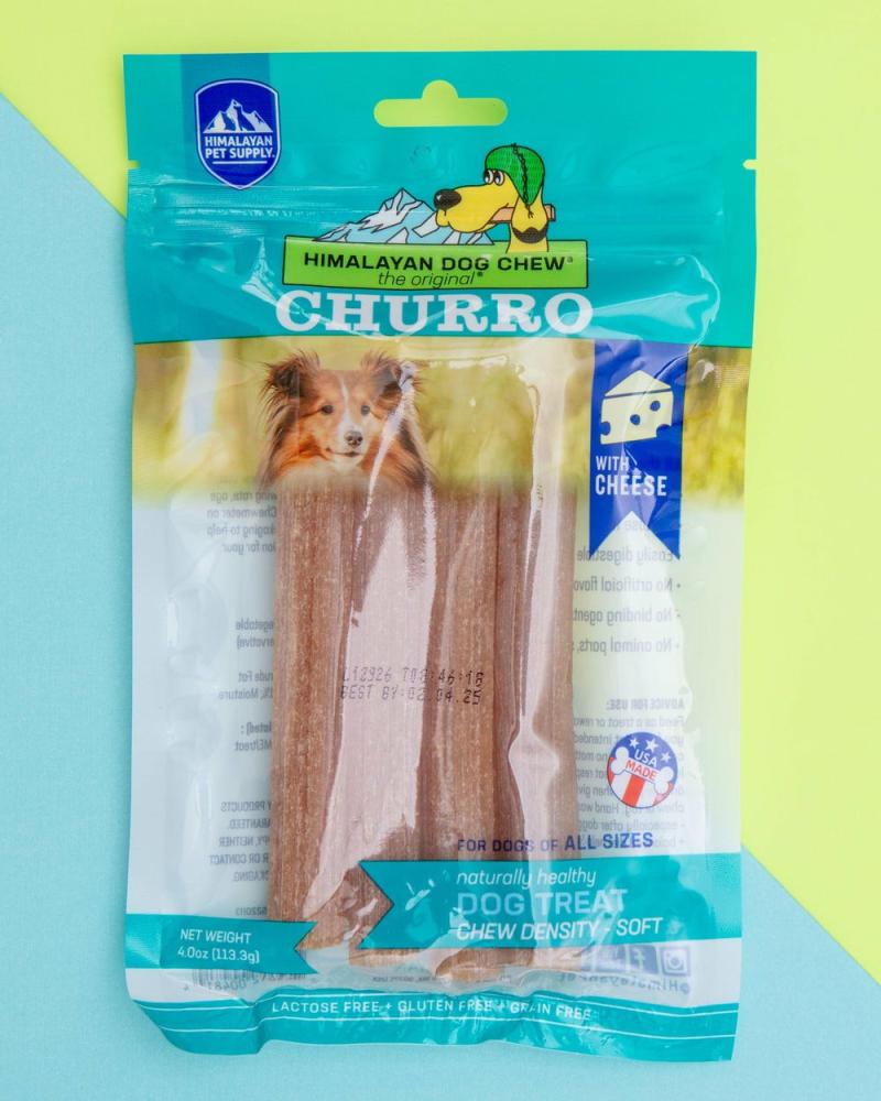 Treats + Snacks |   Yaky Churro Himalayan Dog Chew Eat Treats + Snacks