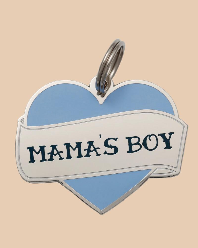 Charms + Tags |   Mama’s Boy Custom Pet Id Tag (Custom/Drop-Ship) Charms + Tags Charms + Tags