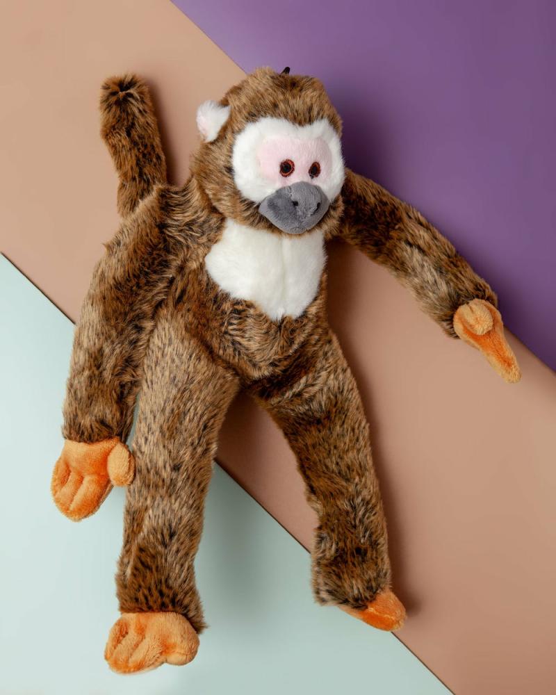 Plush + Squeaky Toys |   Albert The Monkey Plush Dog Toy Play Plush + Squeaky Toys