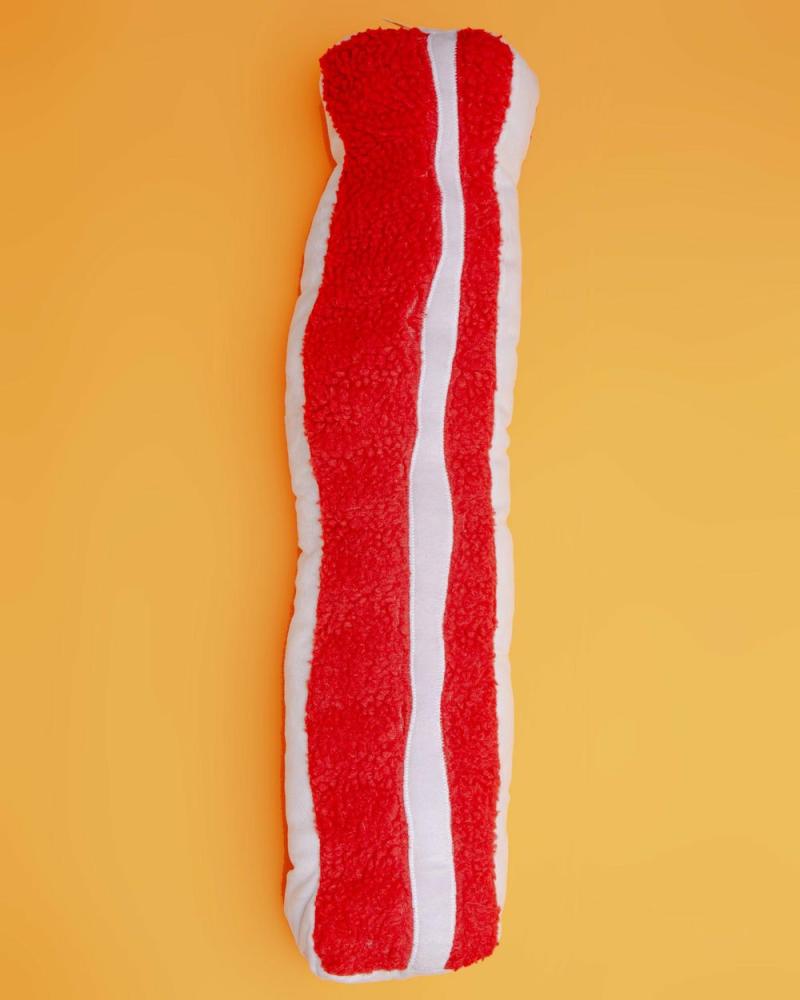 Plush + Squeaky Toys |   Mega Bbq Bacon Plush Squeaky Dog Toy (2′ In Length) Play Plush + Squeaky Toys